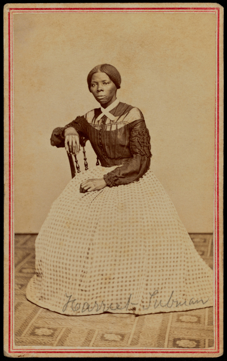 portrait of harriet tubman 1820 1913 american abolitionist by benjamin f. Powelson Auburn New York USA 1868
