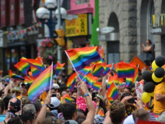 Free pride flag image, public domain LGBTQ CC0 photo.