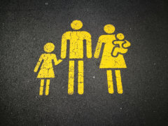 yellow family sign