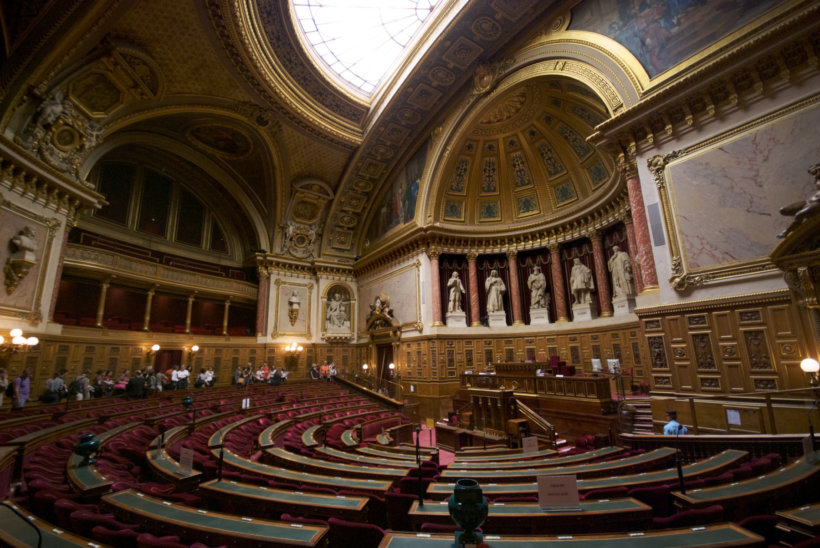 Lhémicycle du Sénat français en septembre 2009