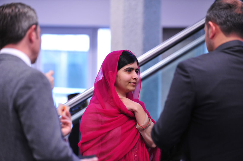 DFID UK Department for International Development Malala Yousafzai with delegates at the Supporting Syria and the Region conference 24188172254
