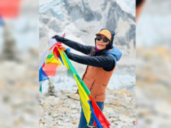 Phunjo Lama, l’alpiniste népa­laise qui a bat­tu le record fémi­nin de l’ascension la plus rapide de l’Everest – mai 2024